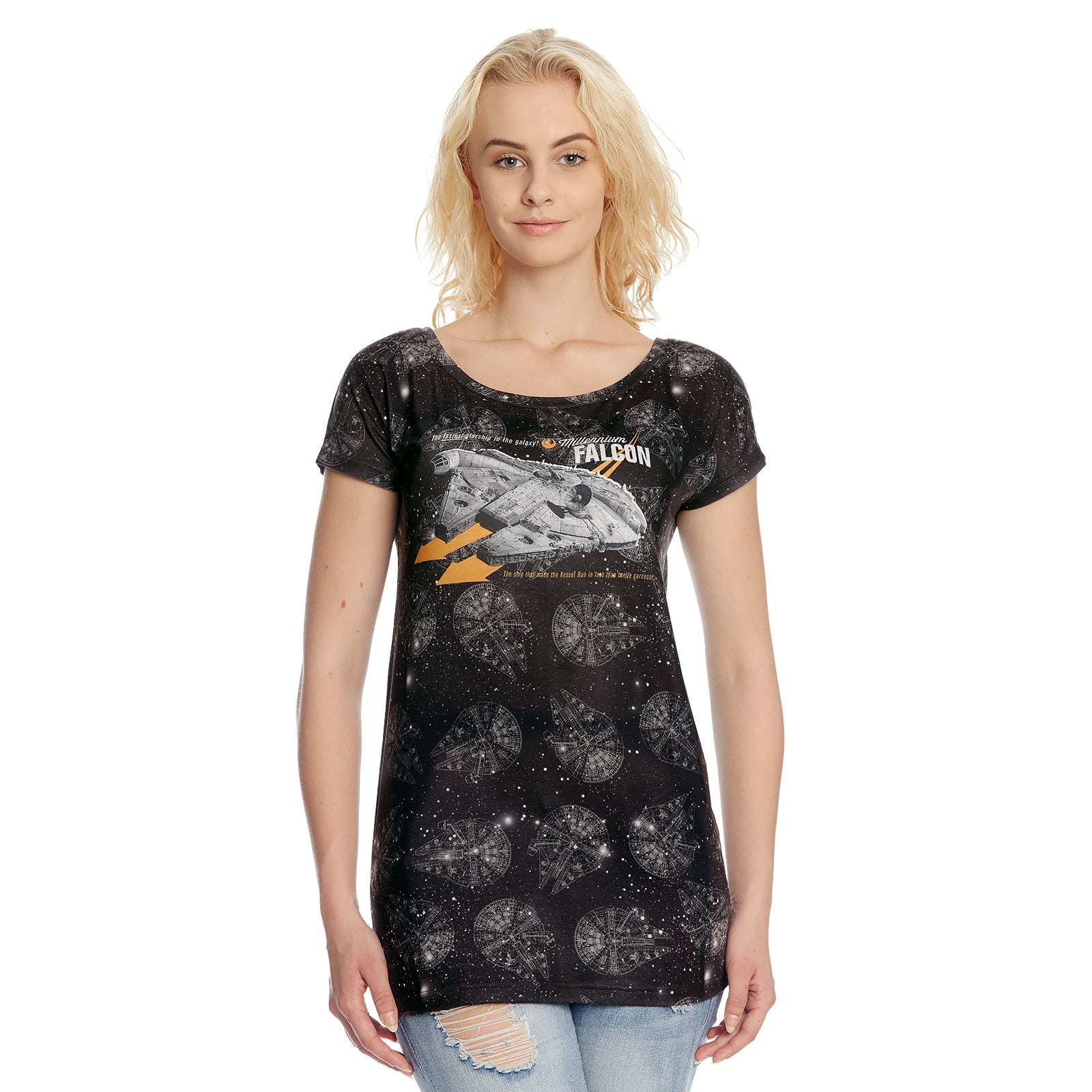 Product image Star Wars - Millennium Falcon Girlie Shirt Loose Fit