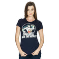 Product image Wonder Woman - Girls Will Save The World Girlie Shirt Blue