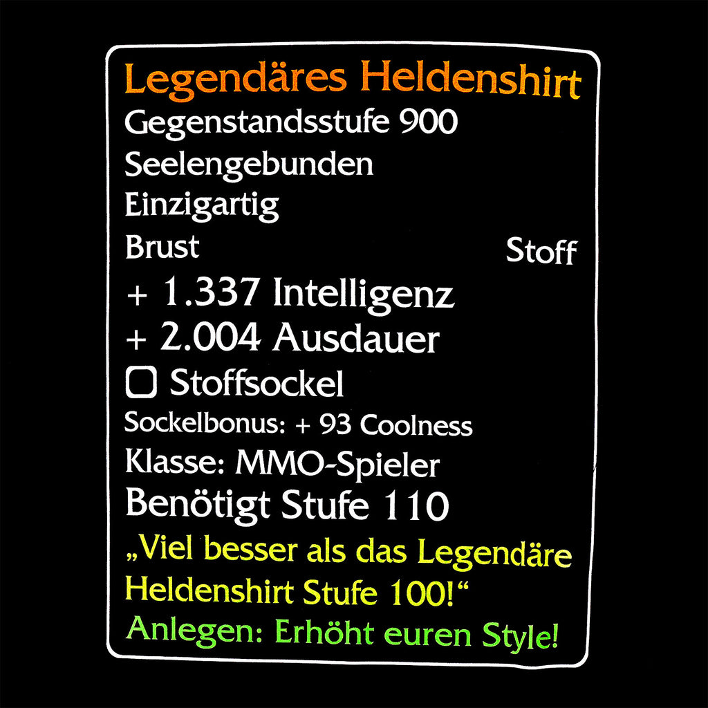 Product image Level-110-Item: Legendary Hero T-Shirt