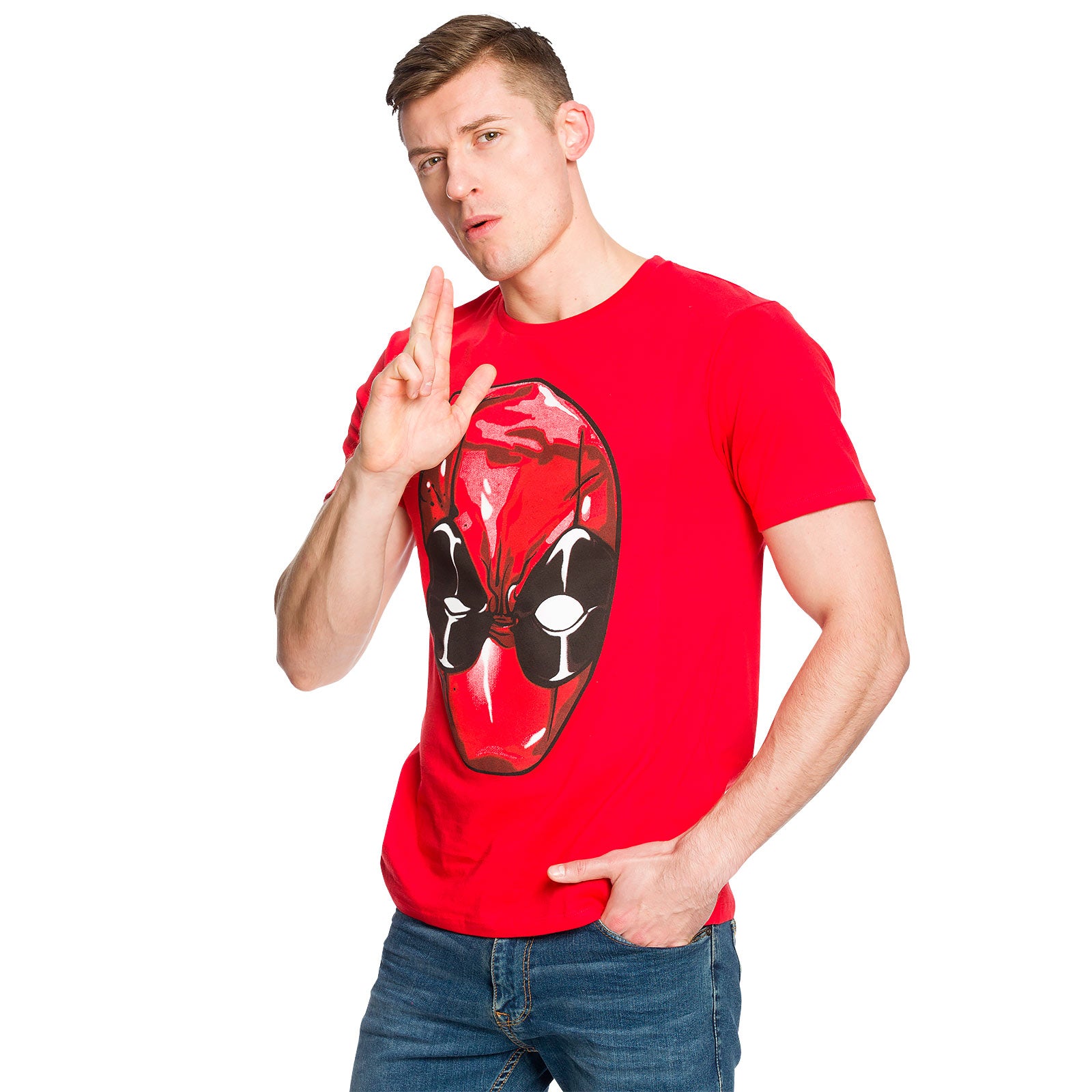 Product image Deadpool - Head T-Shirt red