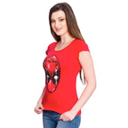 Product image Deadpool - Head Girlie Shirt red