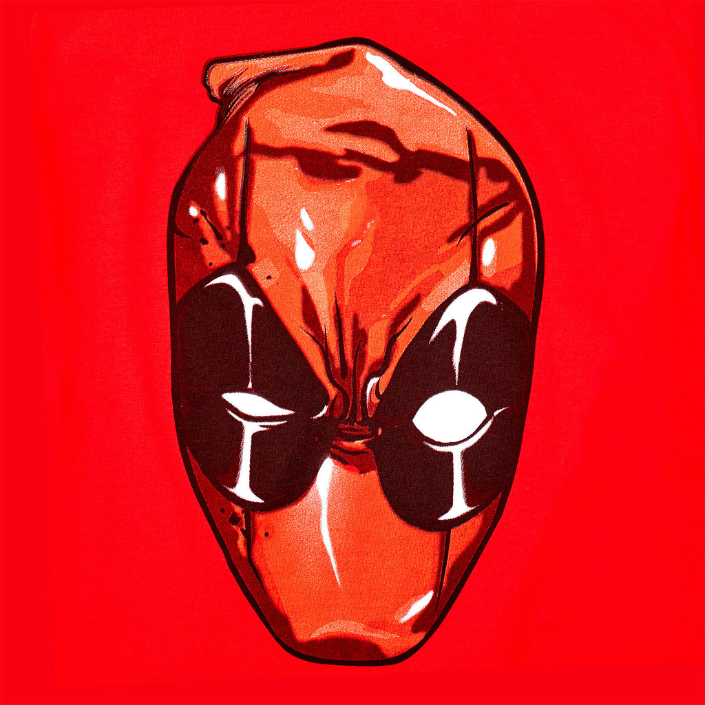 Product image Deadpool - Head Girlie Shirt red
