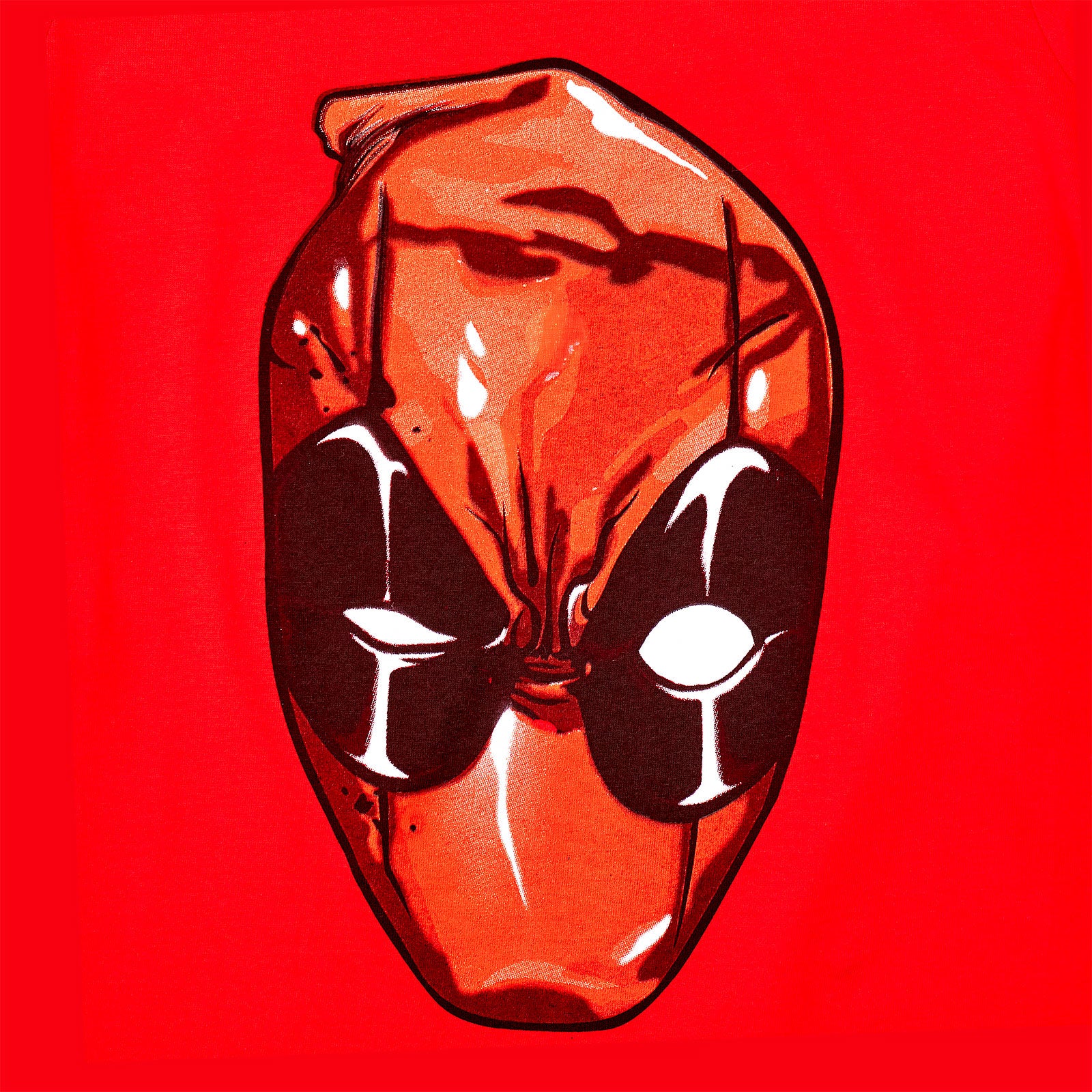 Product image Deadpool - Head Girlie Shirt red