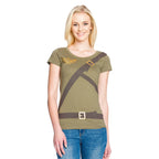 Product image Zelda - Link Cosplay Girlie Shirt Olive