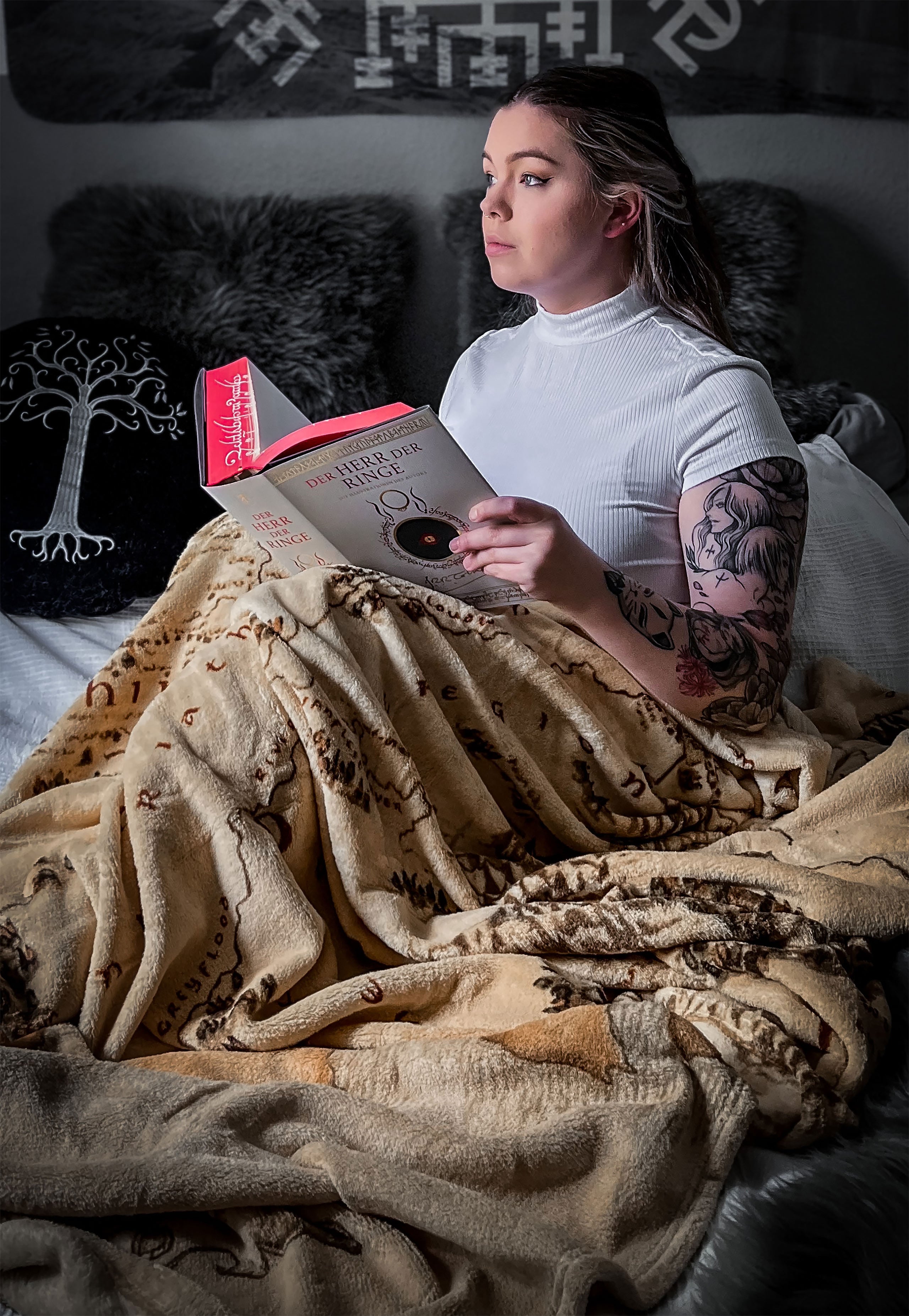 Product image The Lord of the Rings - Middle-earth Map Fleece Blanket