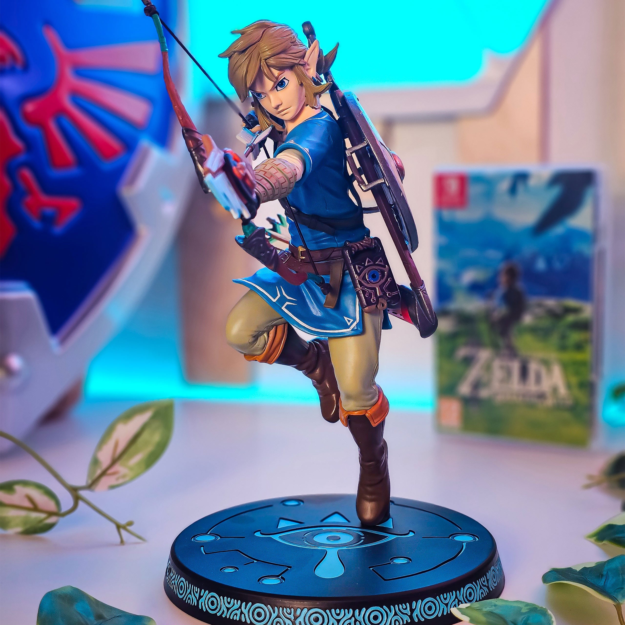 Product image Zelda - Link Breath of the Wild figure with diorama