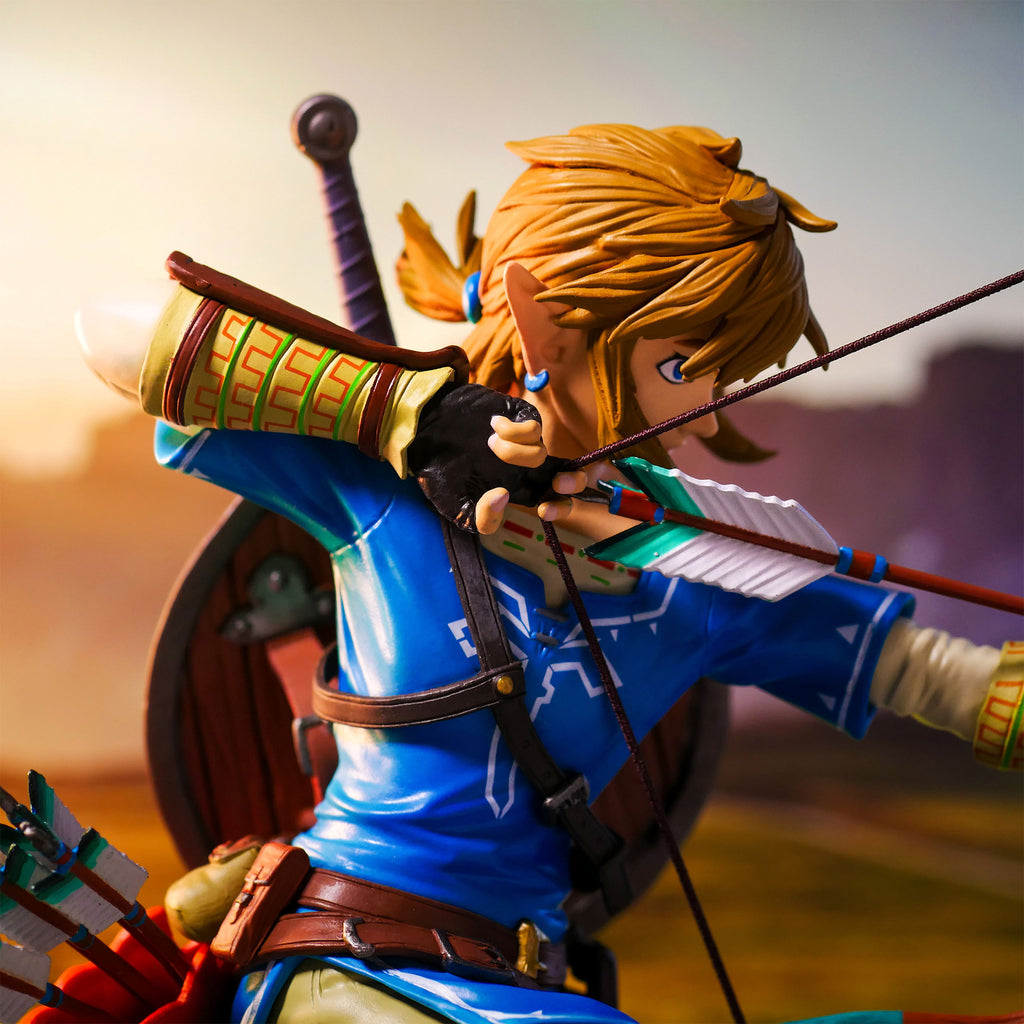 Product image Zelda - Link Breath of the Wild figure with diorama