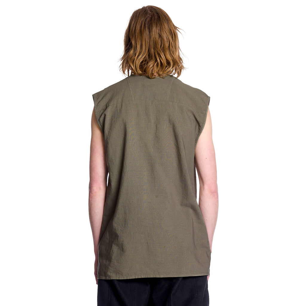 Product image Medieval lace-up shirt sleeveless olive