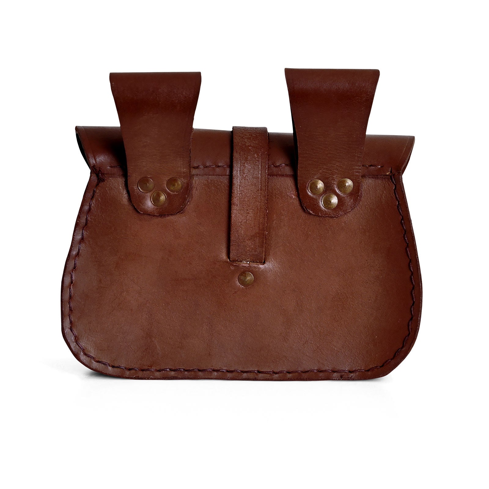 Product image Medieval Belt Pouch with Embossing Brown