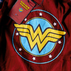 Product image Wonder Woman - Logo Leather Jacket with Hood Blue