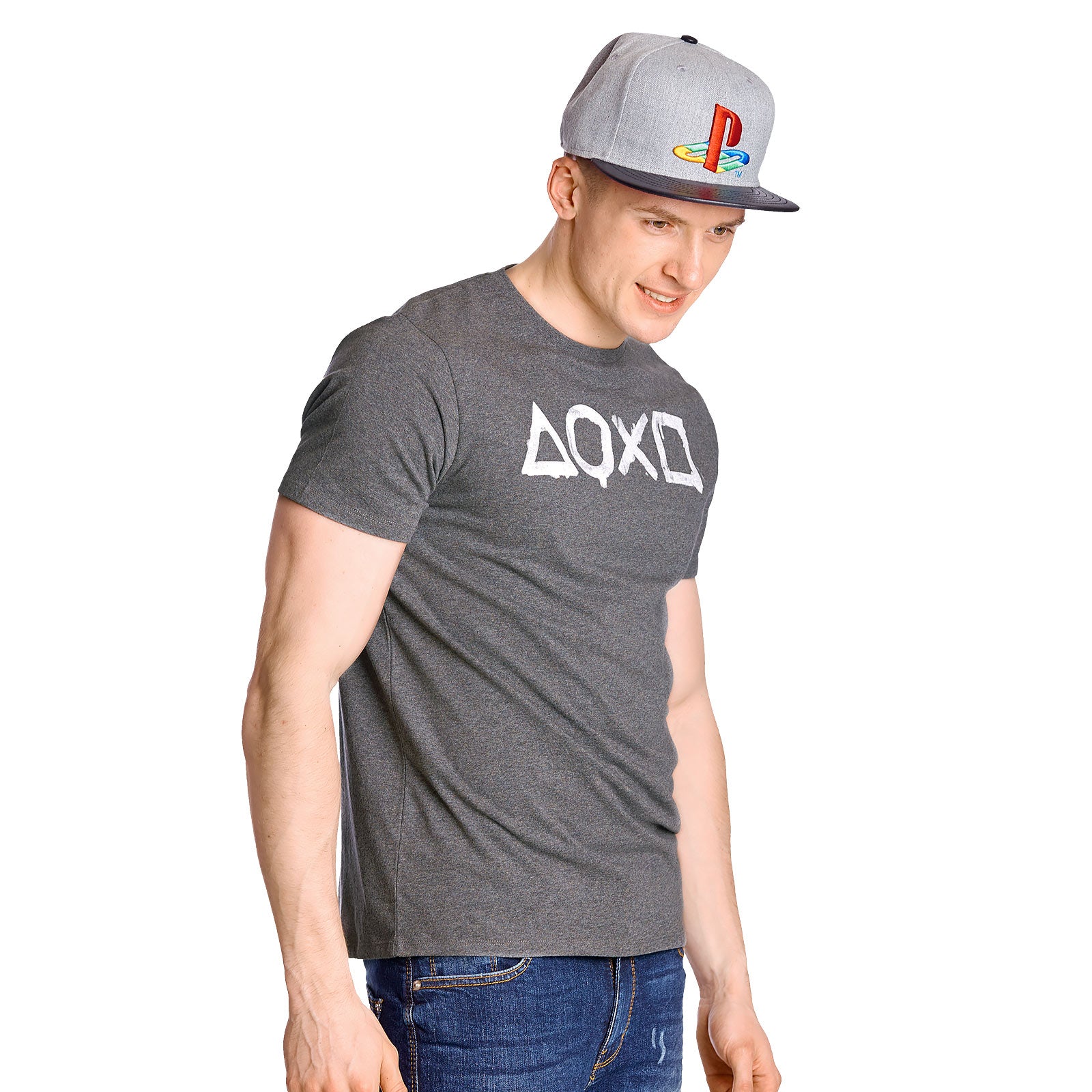 Product image PlayStation - Logo Snapback Cap gray