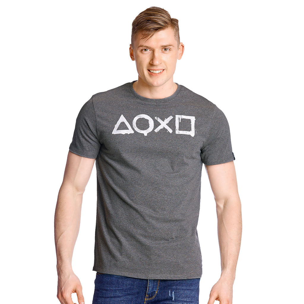 Product image PlayStation - Buttons T-Shirt grey