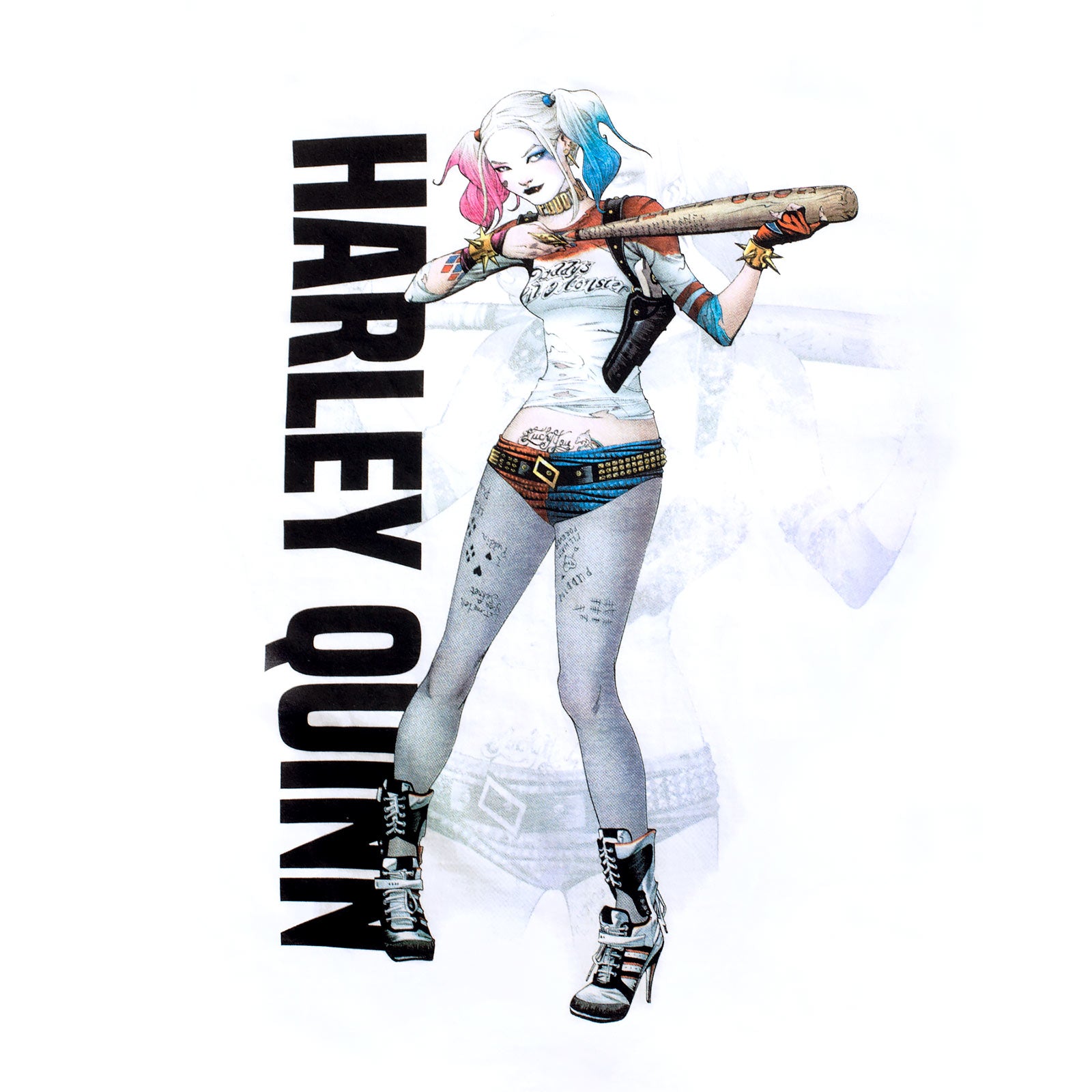 Product image Suicide Squad - Harley Quinn Poster T-Shirt white