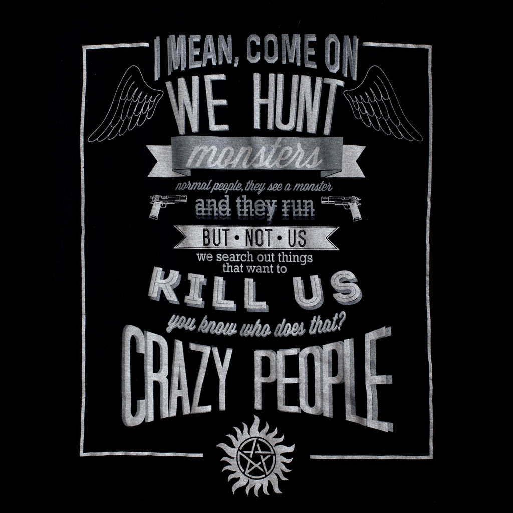 Product image Supernatural - Crazy People Girlie Shirt black