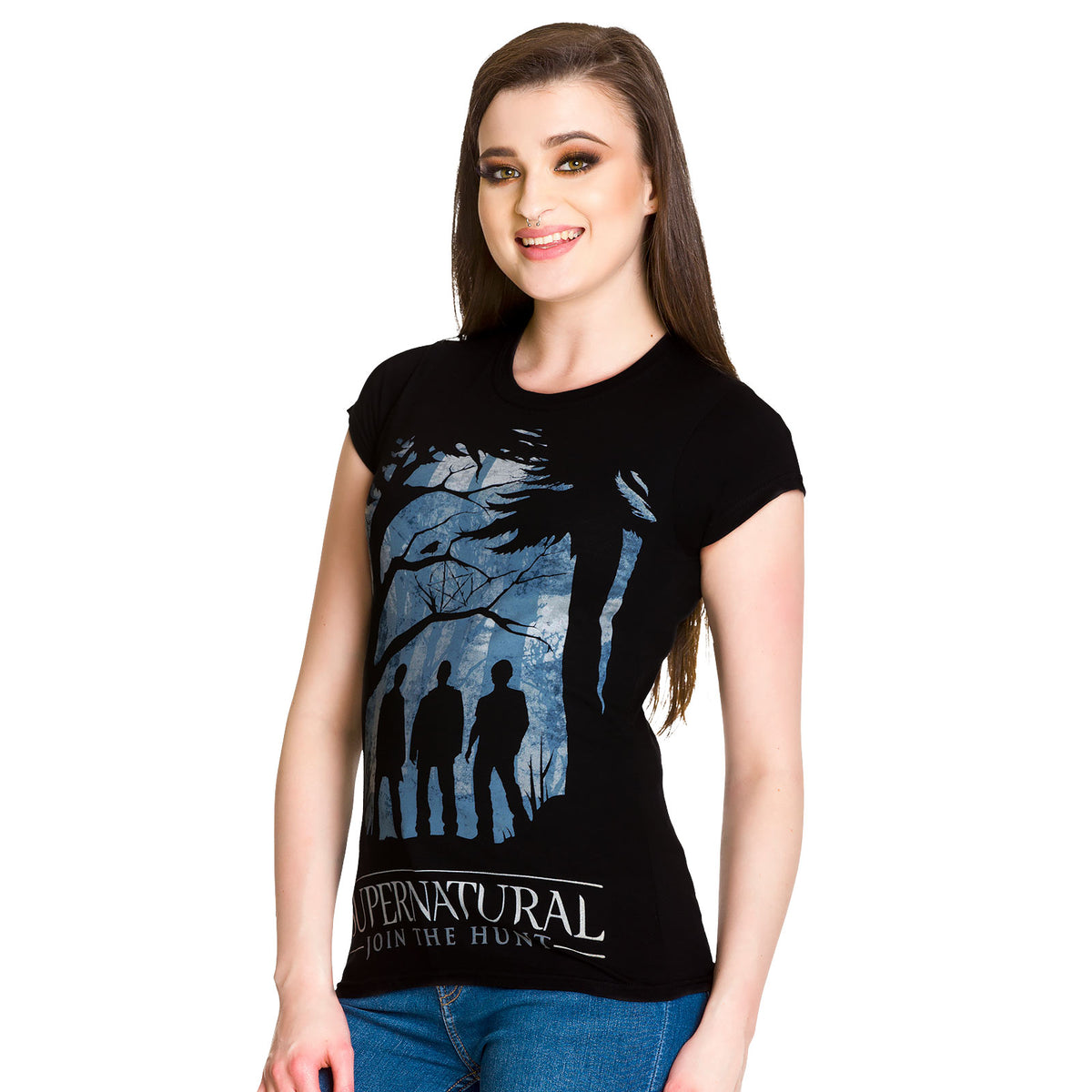 Product image Supernatural - Demon Hunters Girlie Shirt black