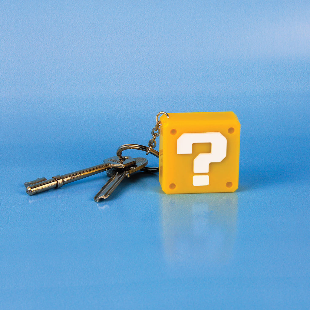 Product image Super Mario - Question Mark Keychain with Light and Sound