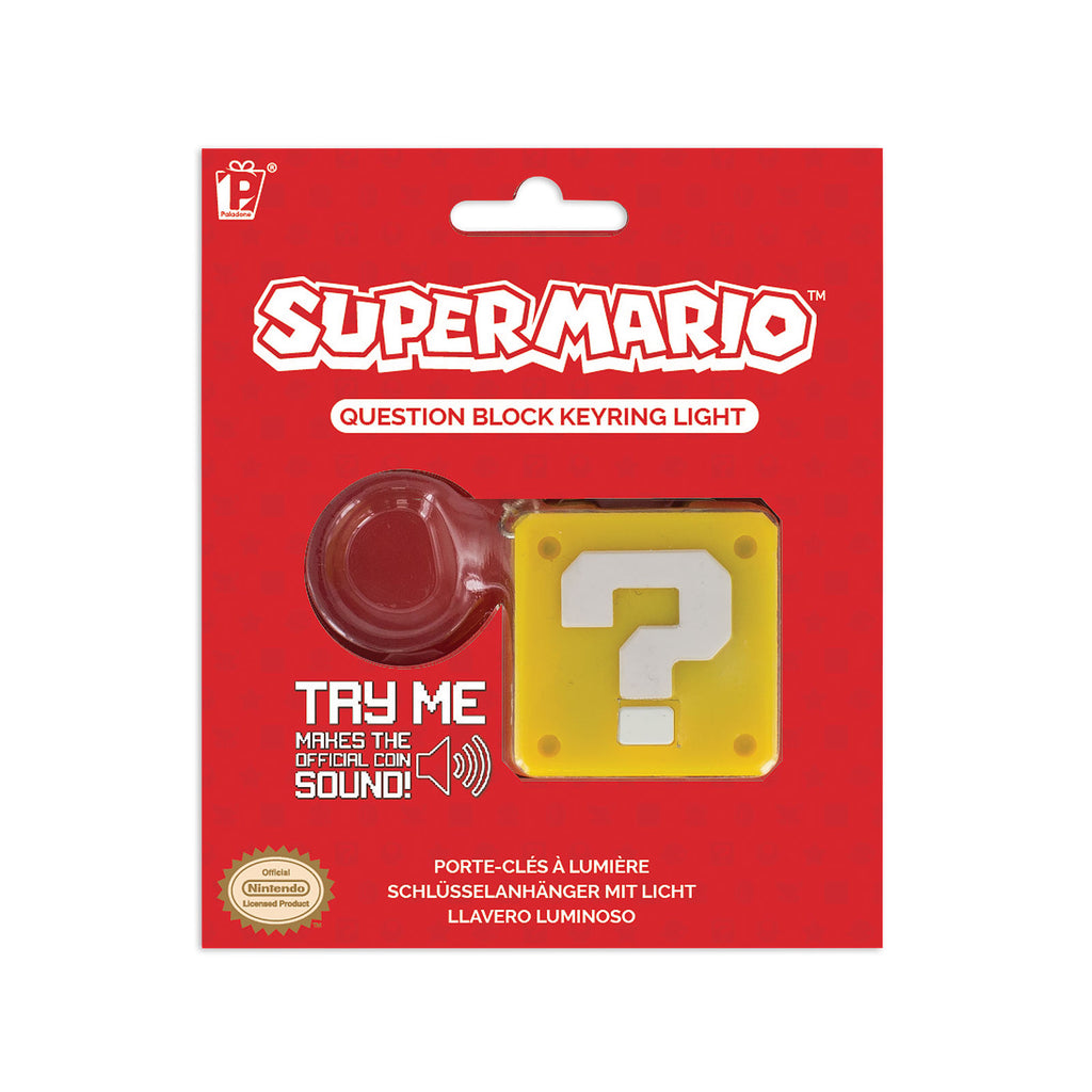 Product image Super Mario - Question Mark Keychain with Light and Sound