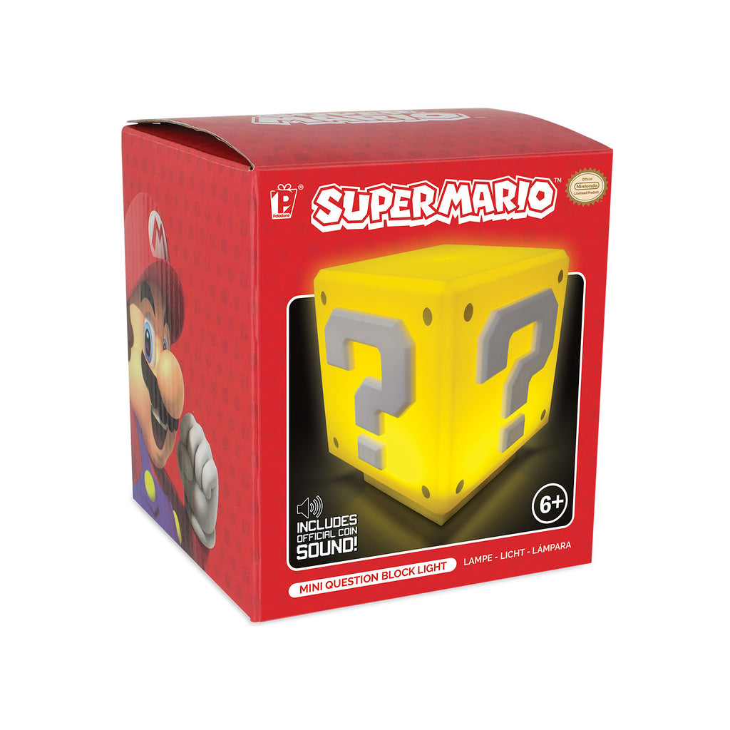Product image Super Mario - Mini Question Mark Lamp with Sound