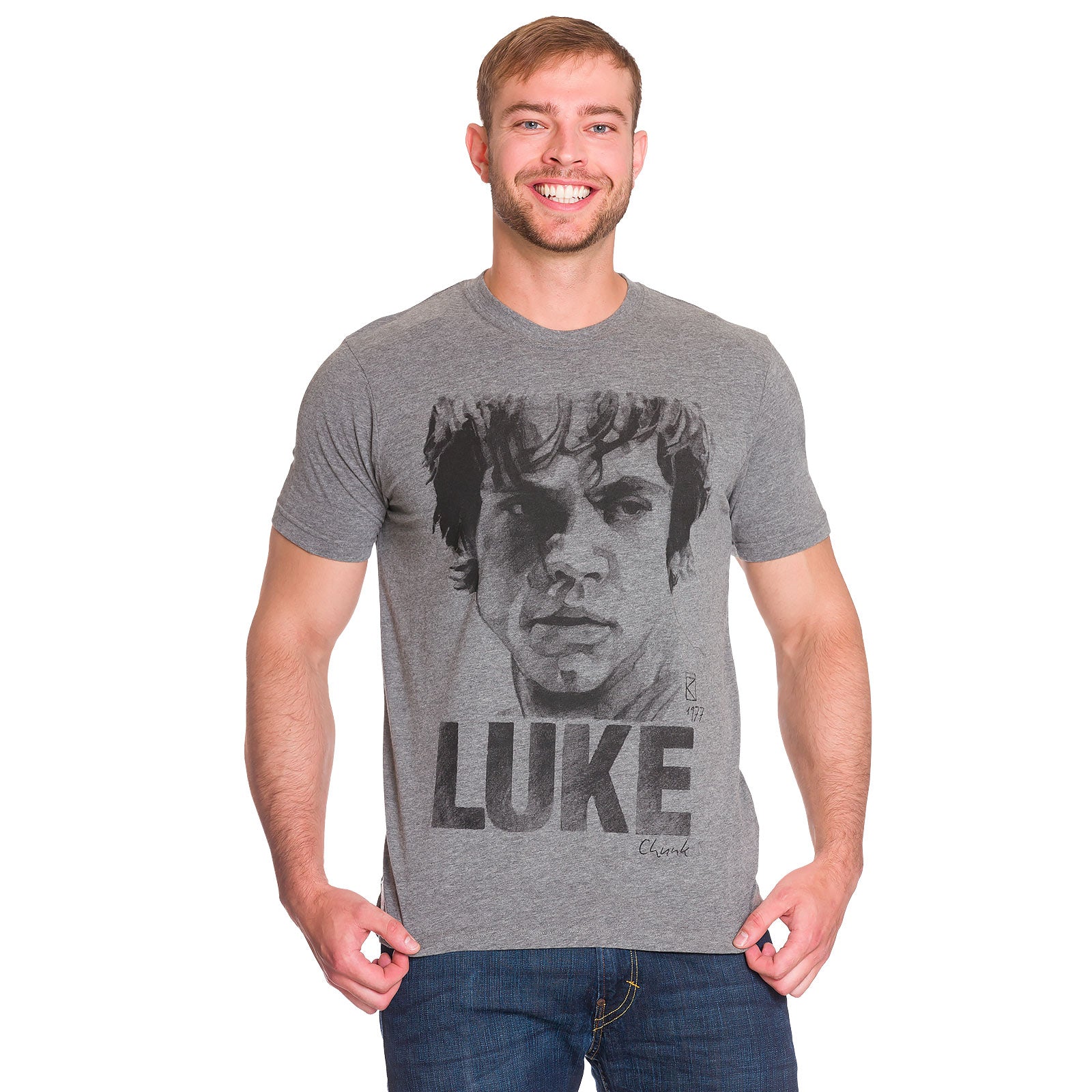 Product image Star Wars - Luke Sketch T-Shirt grey