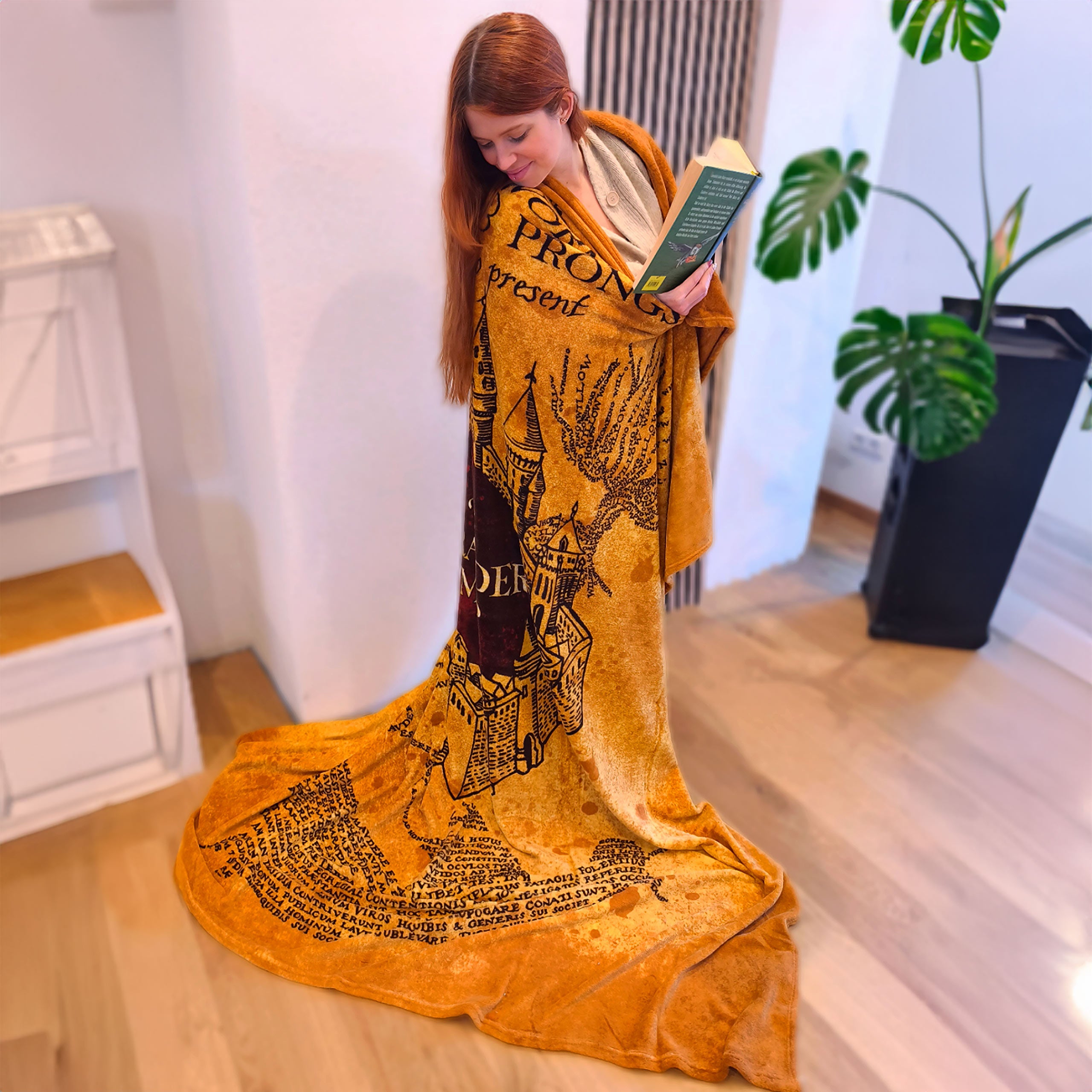 Product image Harry Potter - Marauders Map Fluffy Blanket