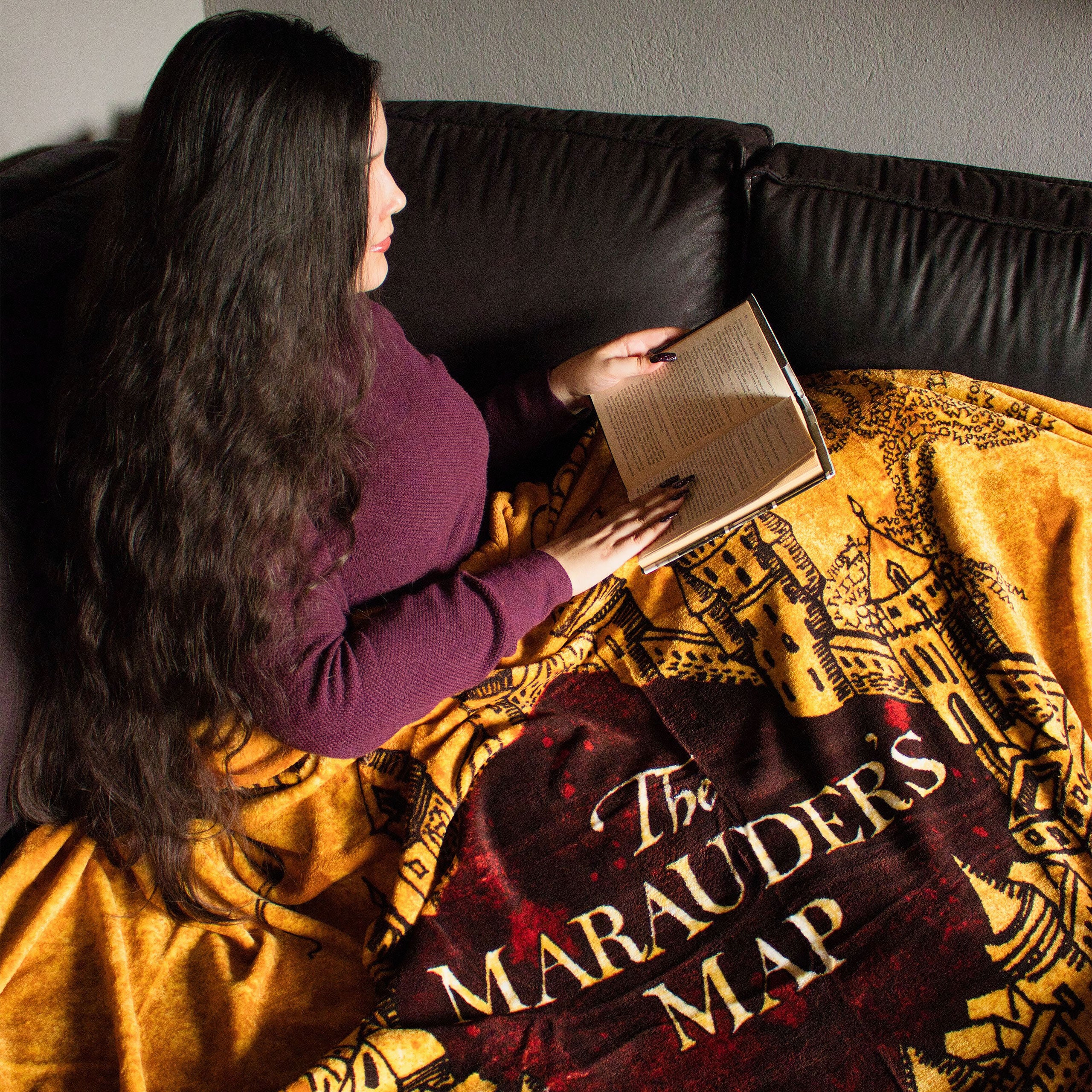 Product image Harry Potter - Marauders Map Fluffy Blanket