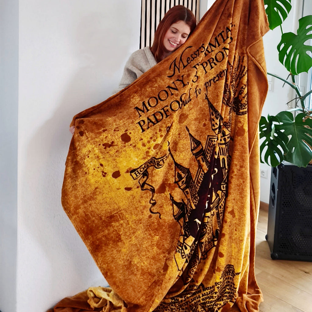Product image Harry Potter - Marauders Map Fluffy Blanket