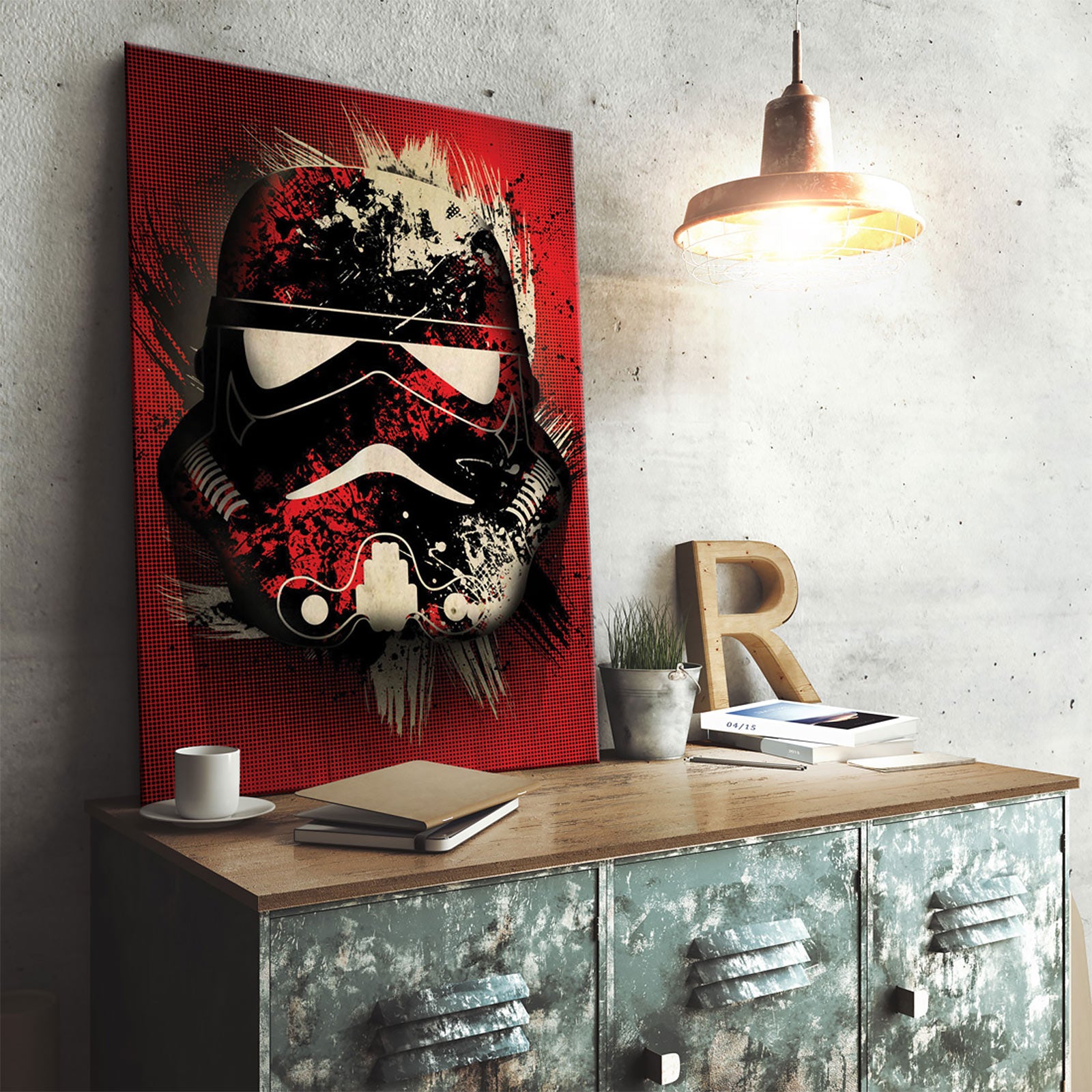 Product image Star Wars - Stormtrooper Splatter Metal Poster