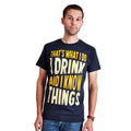 Product image Drink And Know Things - Blue T-Shirt