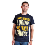 Product image Drink And Know Things - Blue T-Shirt