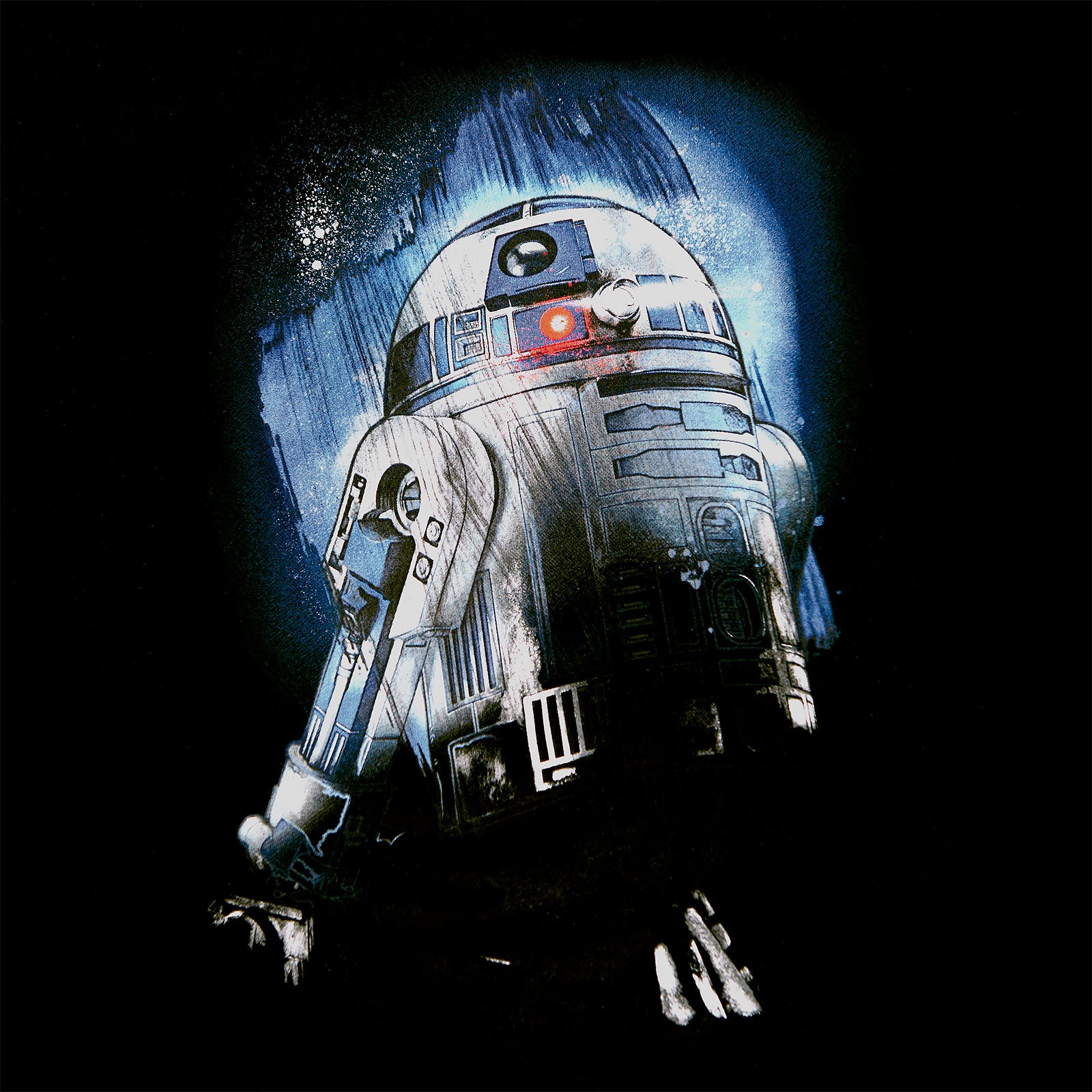 Product image Star Wars - R2-D2 Droid in the Dark T-Shirt Black