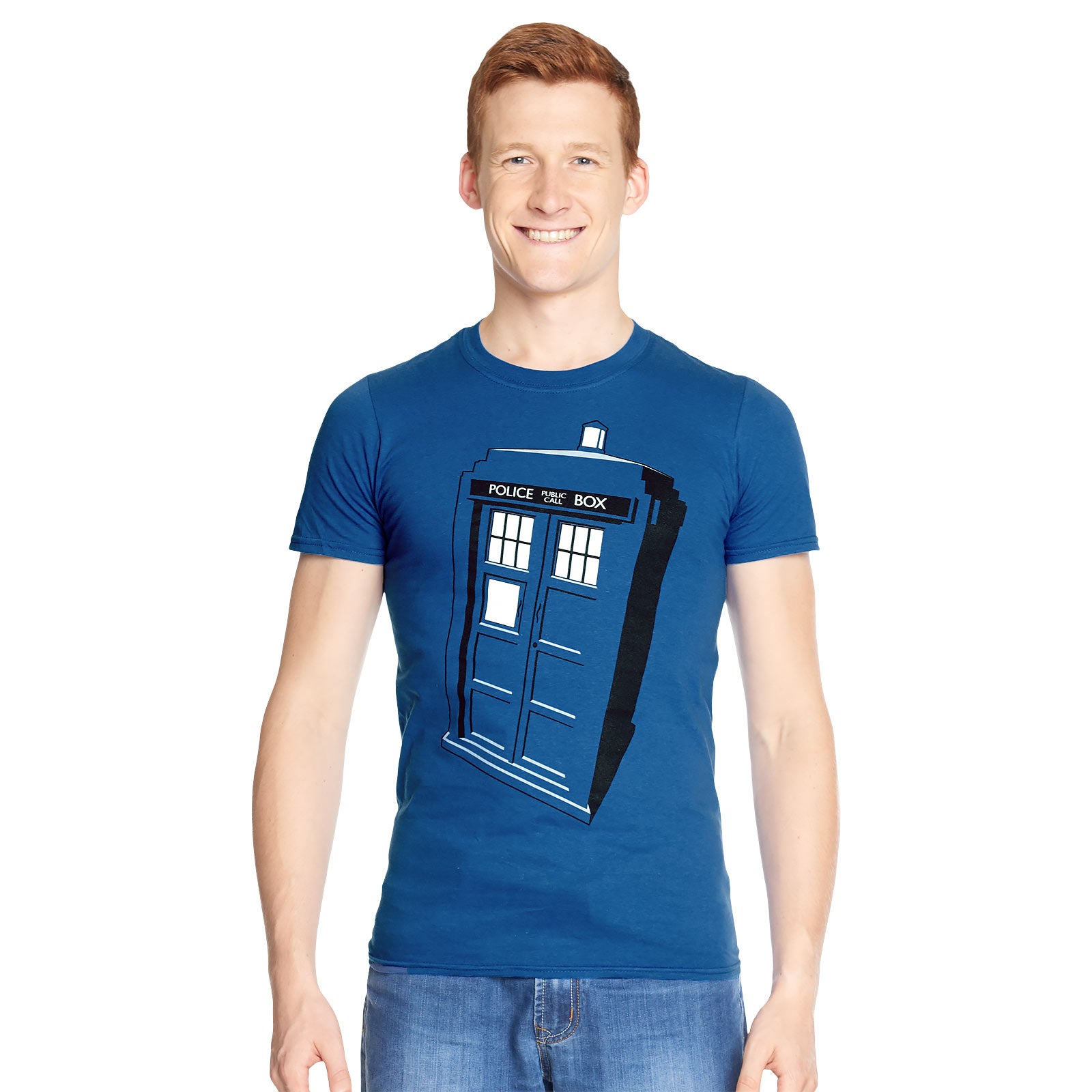 Product image Doctor Who - Tardis Police Box T-Shirt Blue