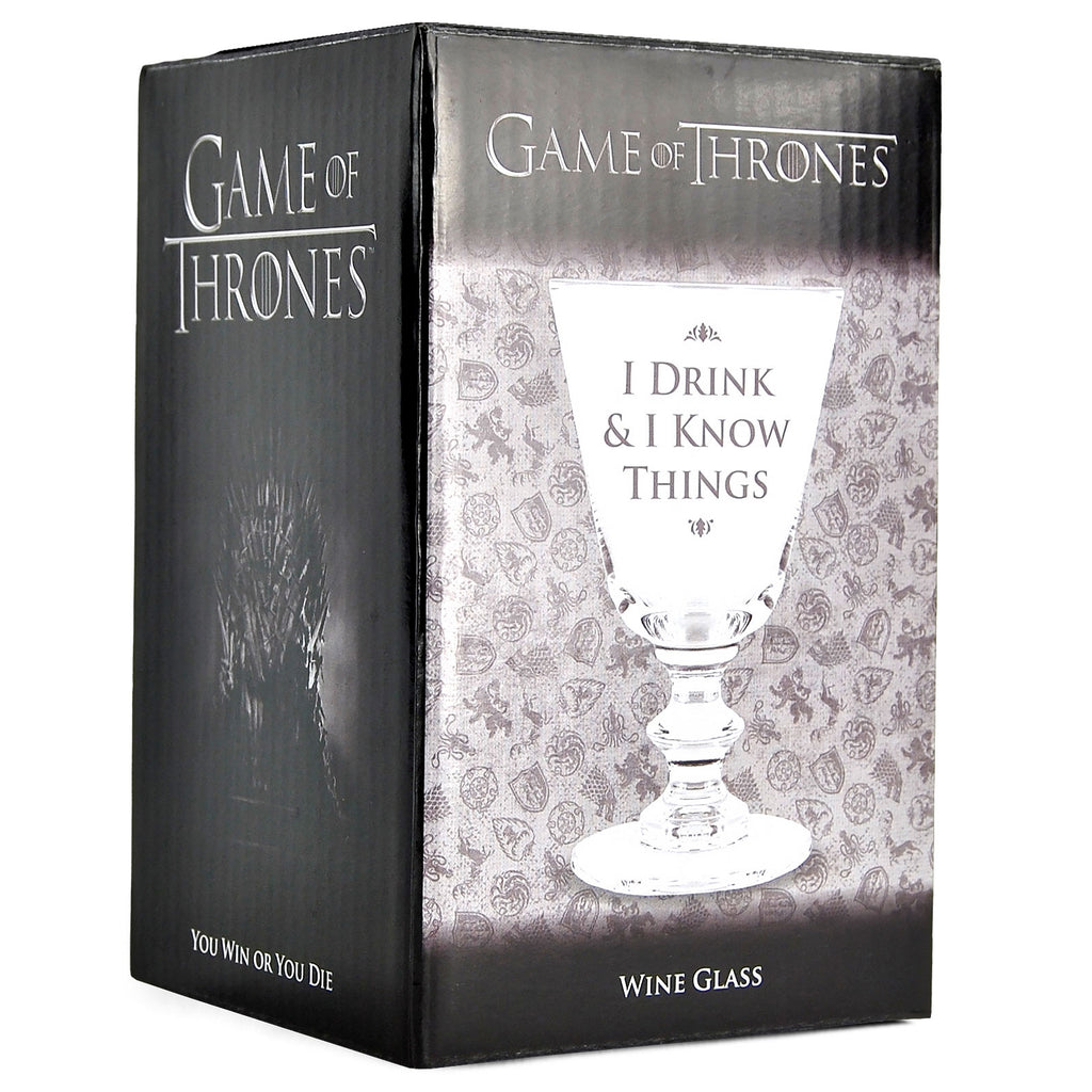 Product image Game of Thrones - Drink and Know wine glass