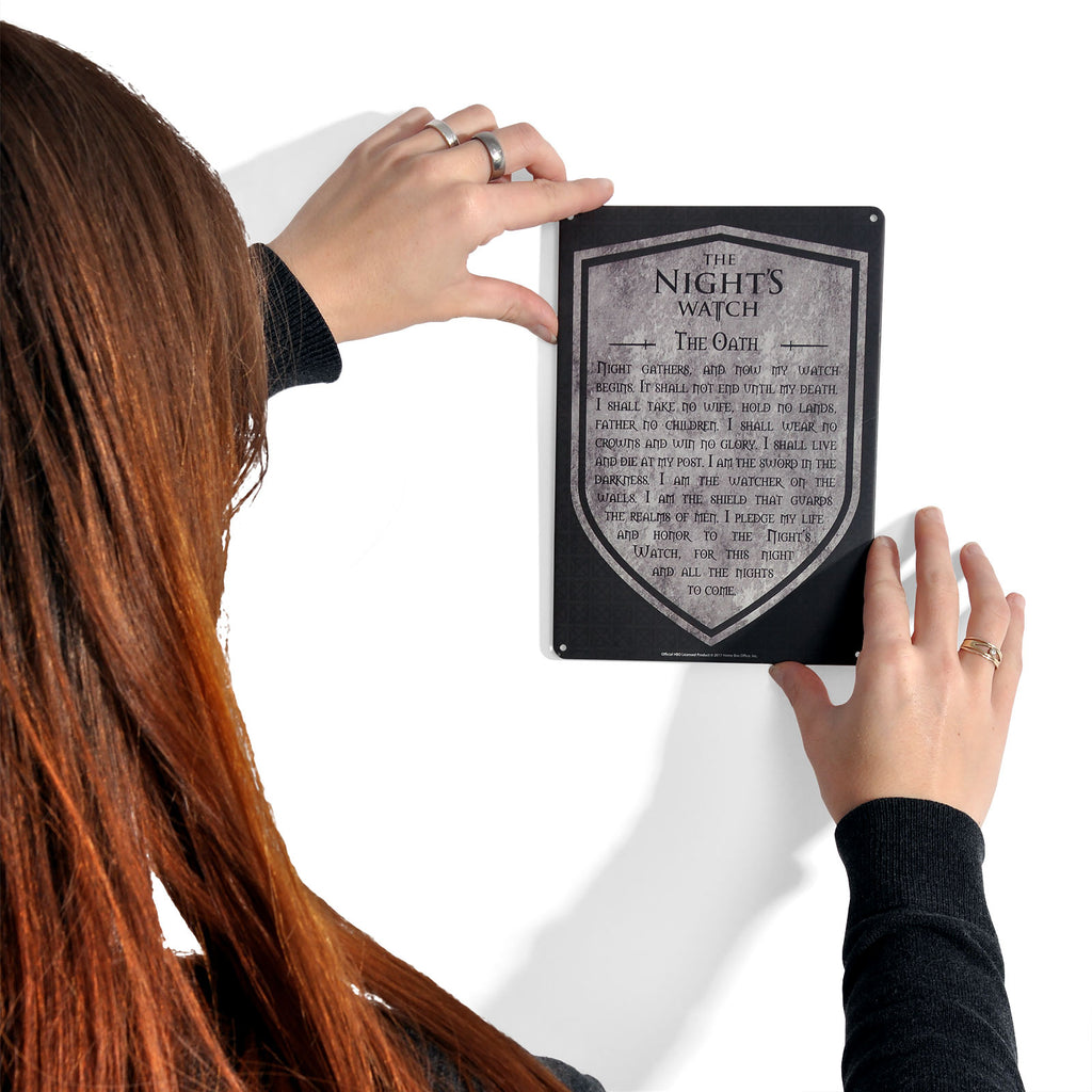 Product image Game of Thrones - Night's Watch Oath Shield