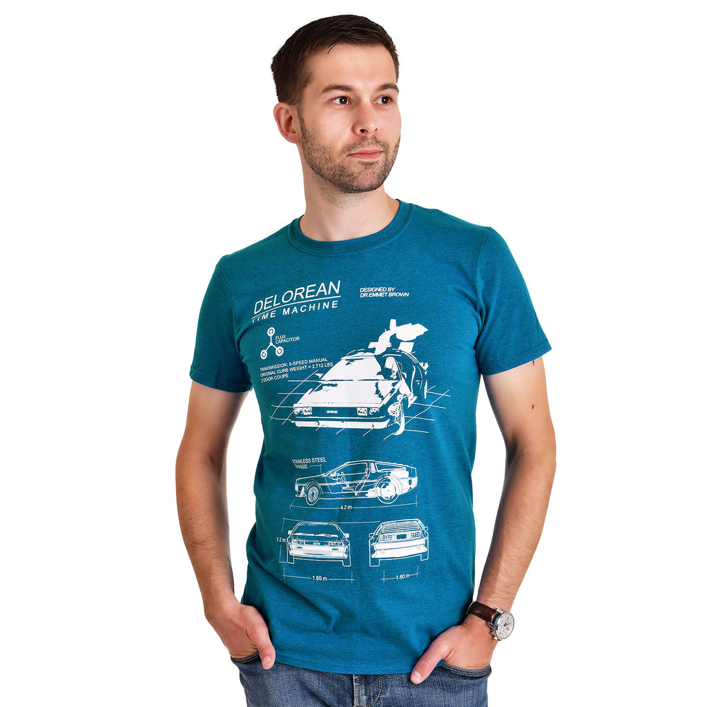 Product image Back to the Future - Delorean T-Shirt Blue