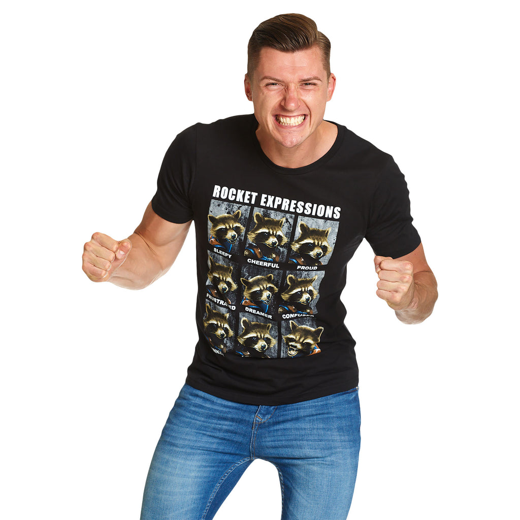 Product image Guardians of the Galaxy - Rocket Expressions T-Shirt black