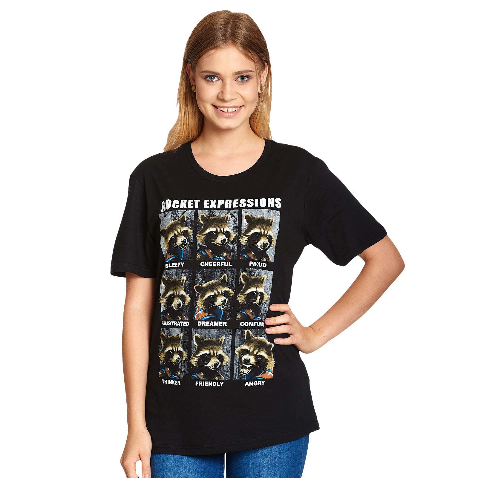 Product image Guardians of the Galaxy - Rocket Expressions T-Shirt black