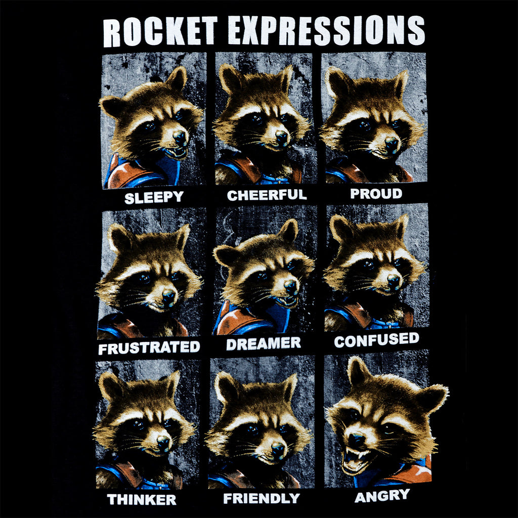 Product image Guardians of the Galaxy - Rocket Expressions T-Shirt black