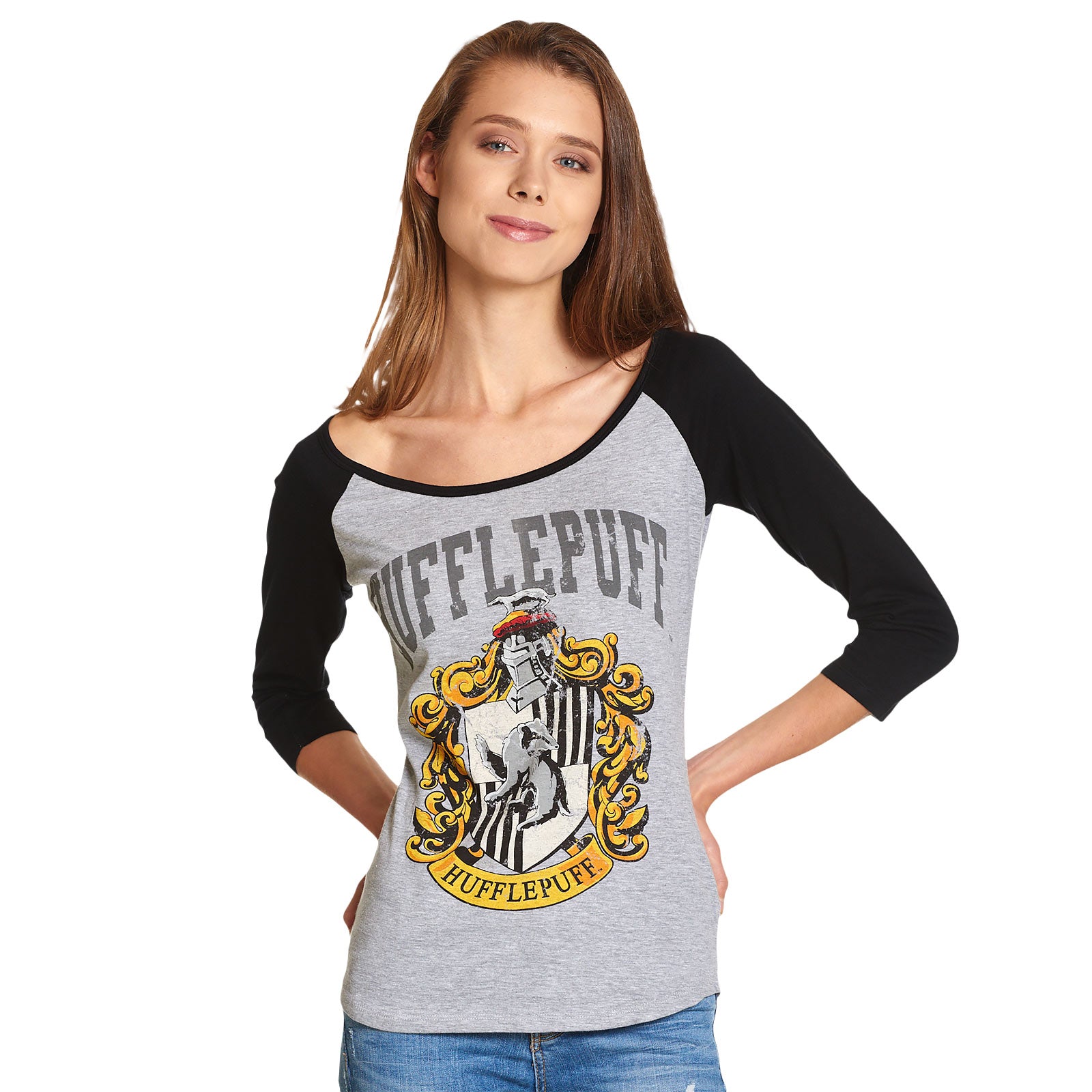 Product image Harry Potter - Hufflepuff Crest Longsleeve Women
