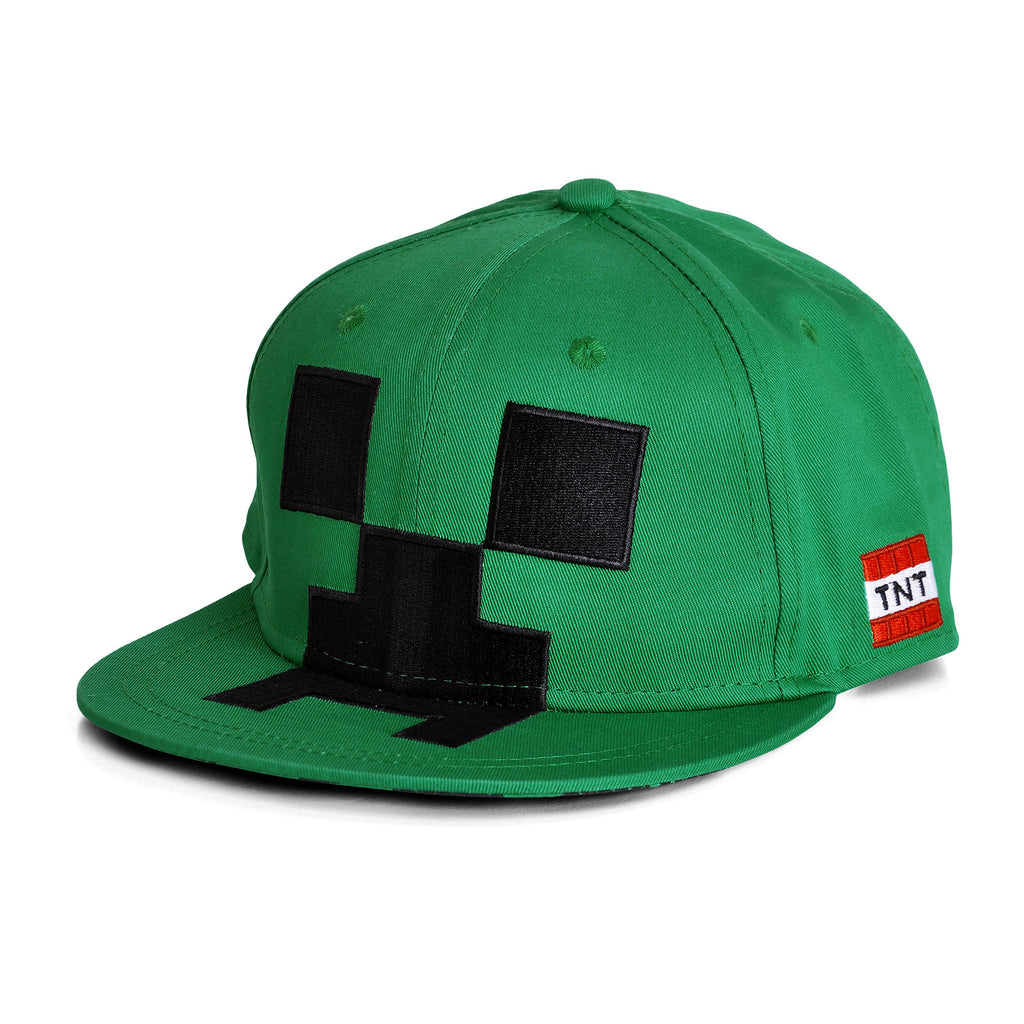 Product image Minecraft - Creeper Snapback Cap for Kids Green