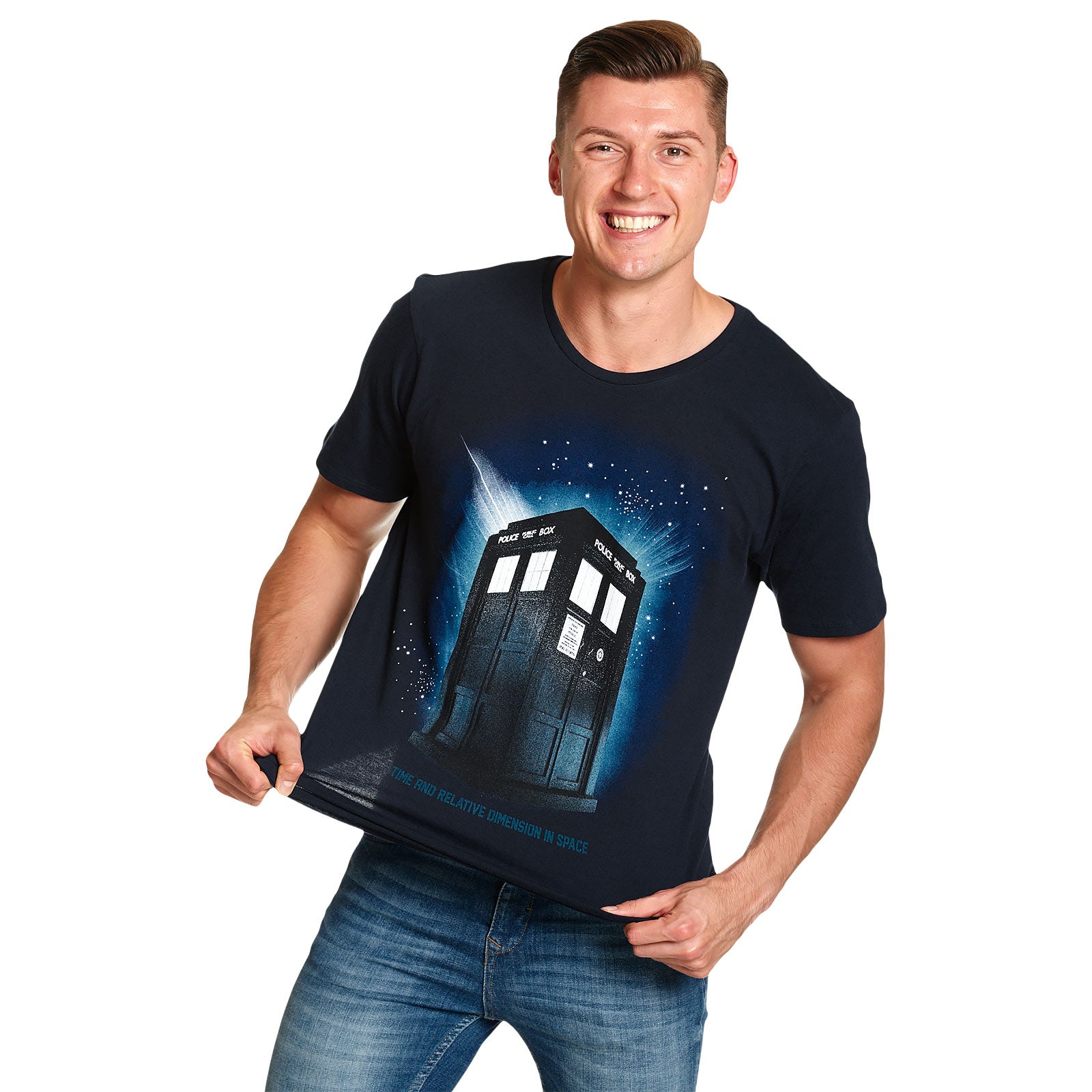 Product image Doctor Who - Tardis Space T-Shirt blue