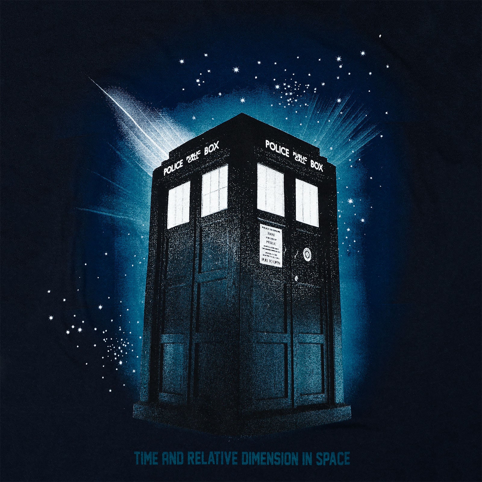 Product image Doctor Who - Tardis Space T-Shirt blue