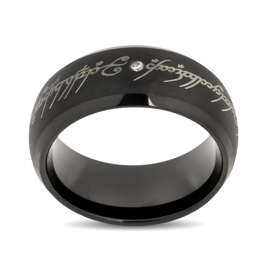 Product image The Lord of the Rings - Ruling Ring Tungsten with Diamond