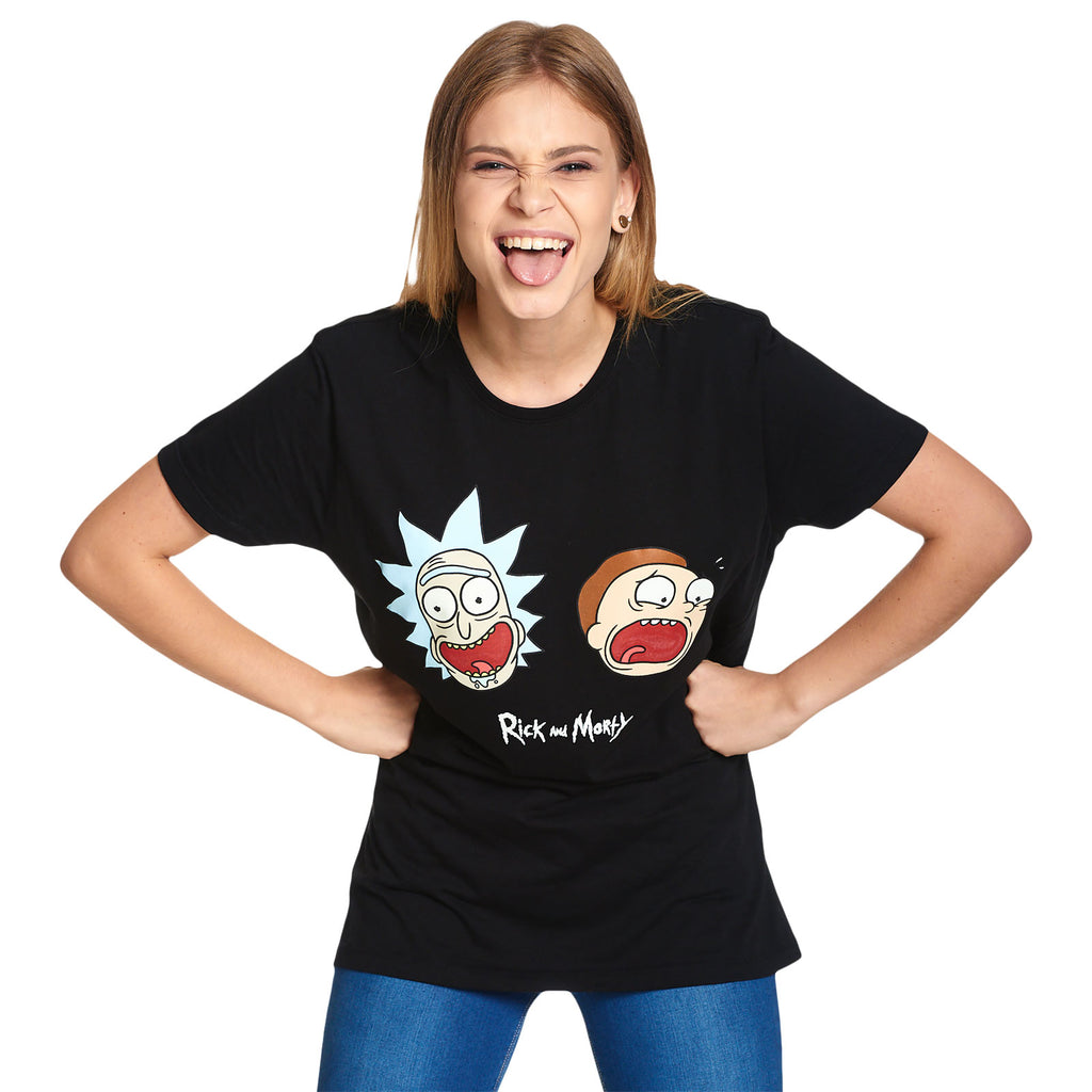 Product image Rick and Morty - Crazy Faces Glow in the Dark T-Shirt