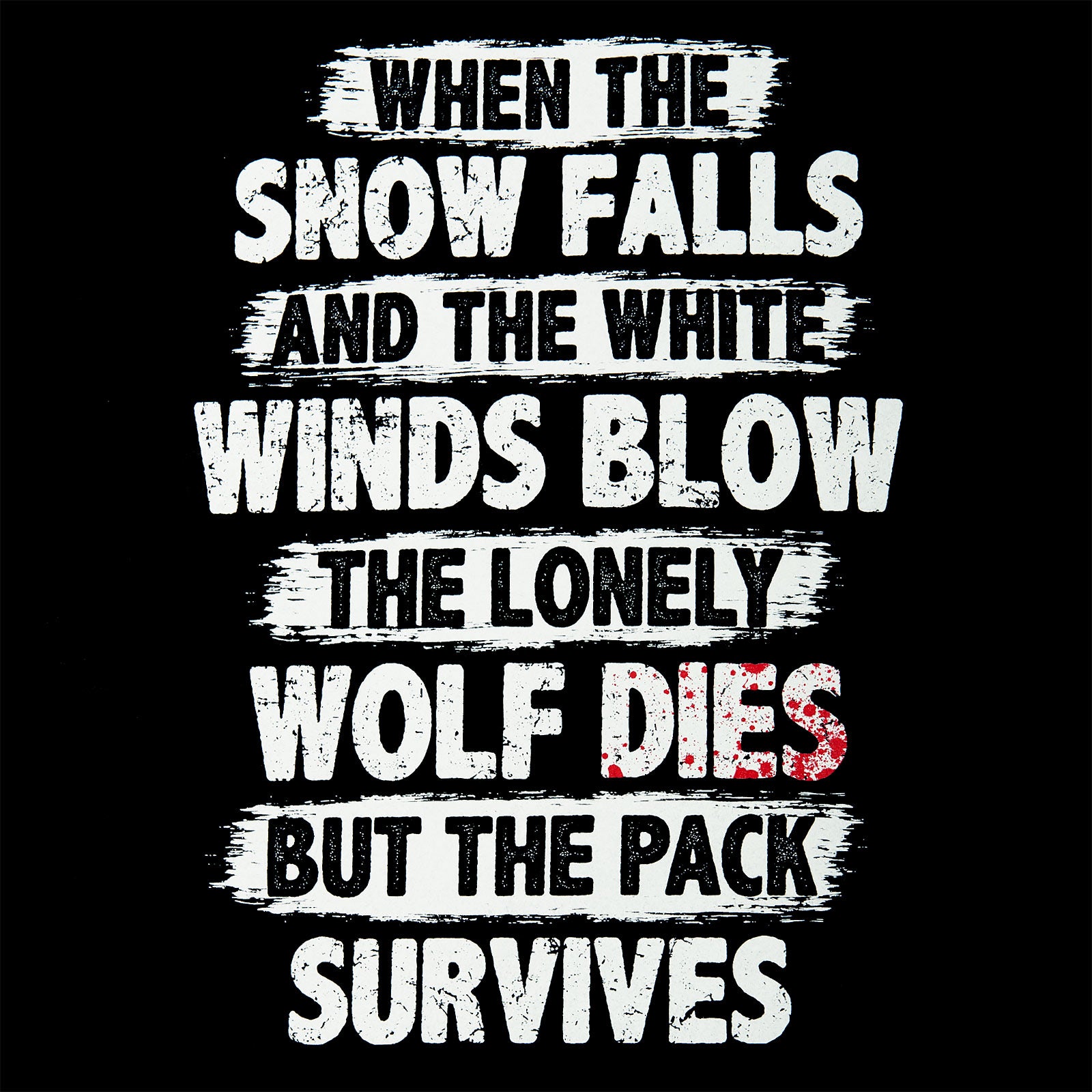 Product image The Pack Survives T-Shirt black