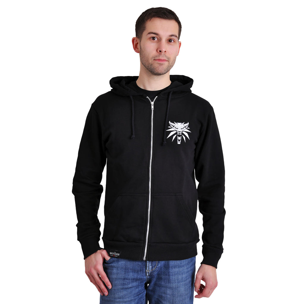 Product image Witcher - Steel and Silver Hoodie Black