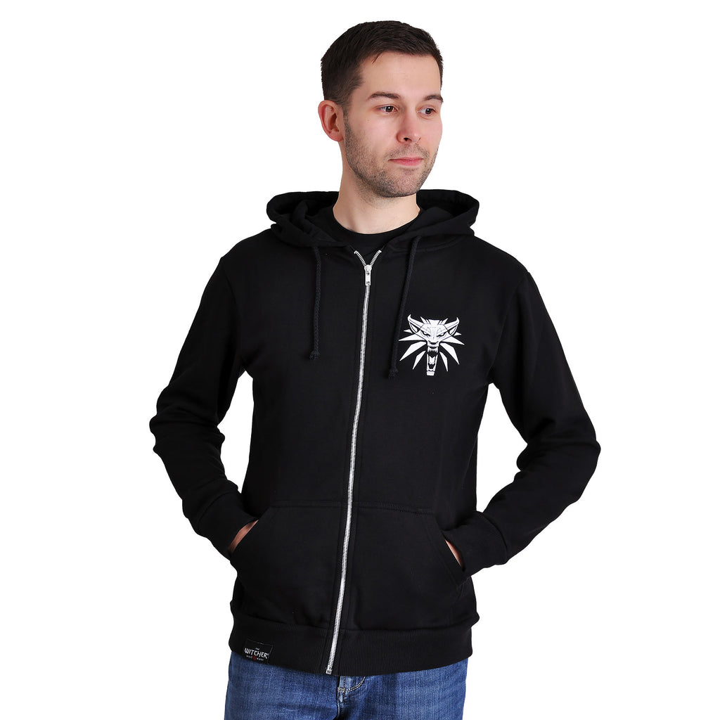 Product image Witcher - Steel and Silver Hoodie Black