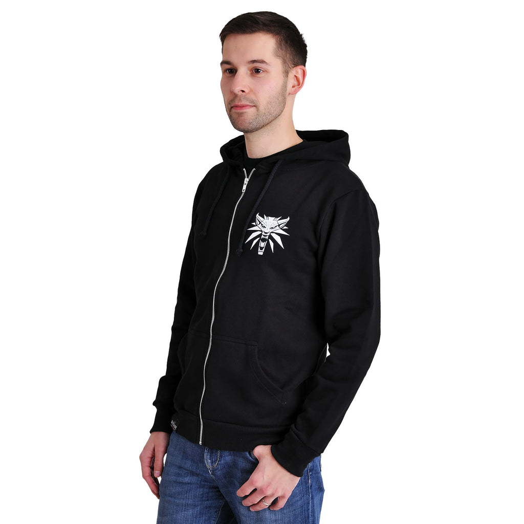 Product image Witcher - Steel and Silver Hoodie Black