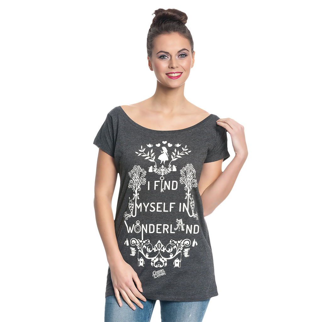 Product image Alice in Wonderland - Wonderland Women's Loose Fit T-Shirt Grey