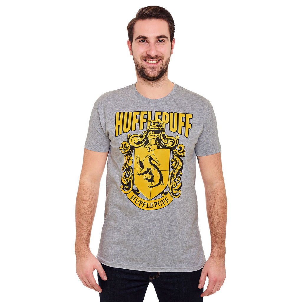 Product image Harry Potter - Hufflepuff Crest T-Shirt grey
