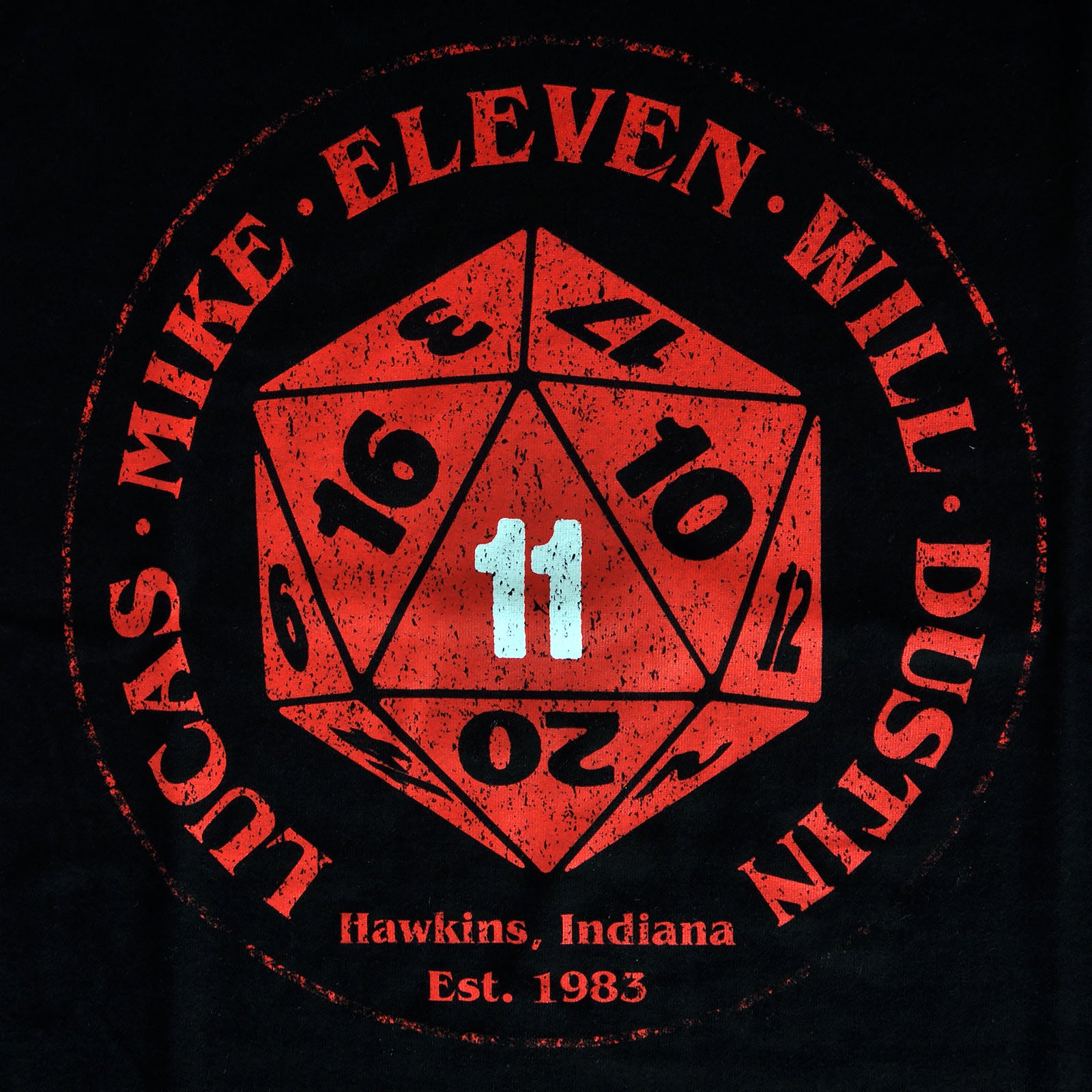 Product image Eleven Dice T-Shirt for Stranger Things Fans